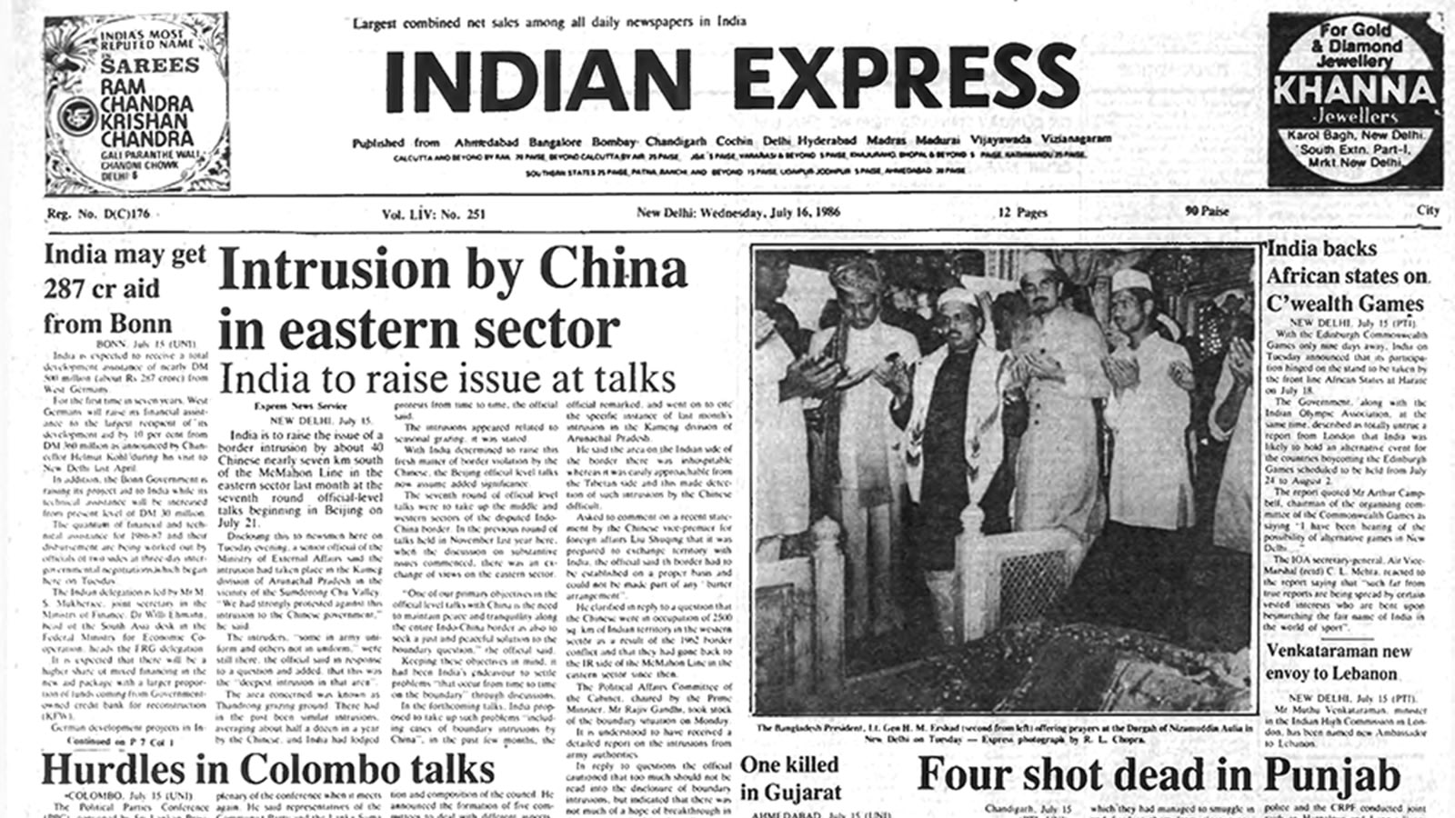 40 years ago July 16, 1986: Chinese incursion