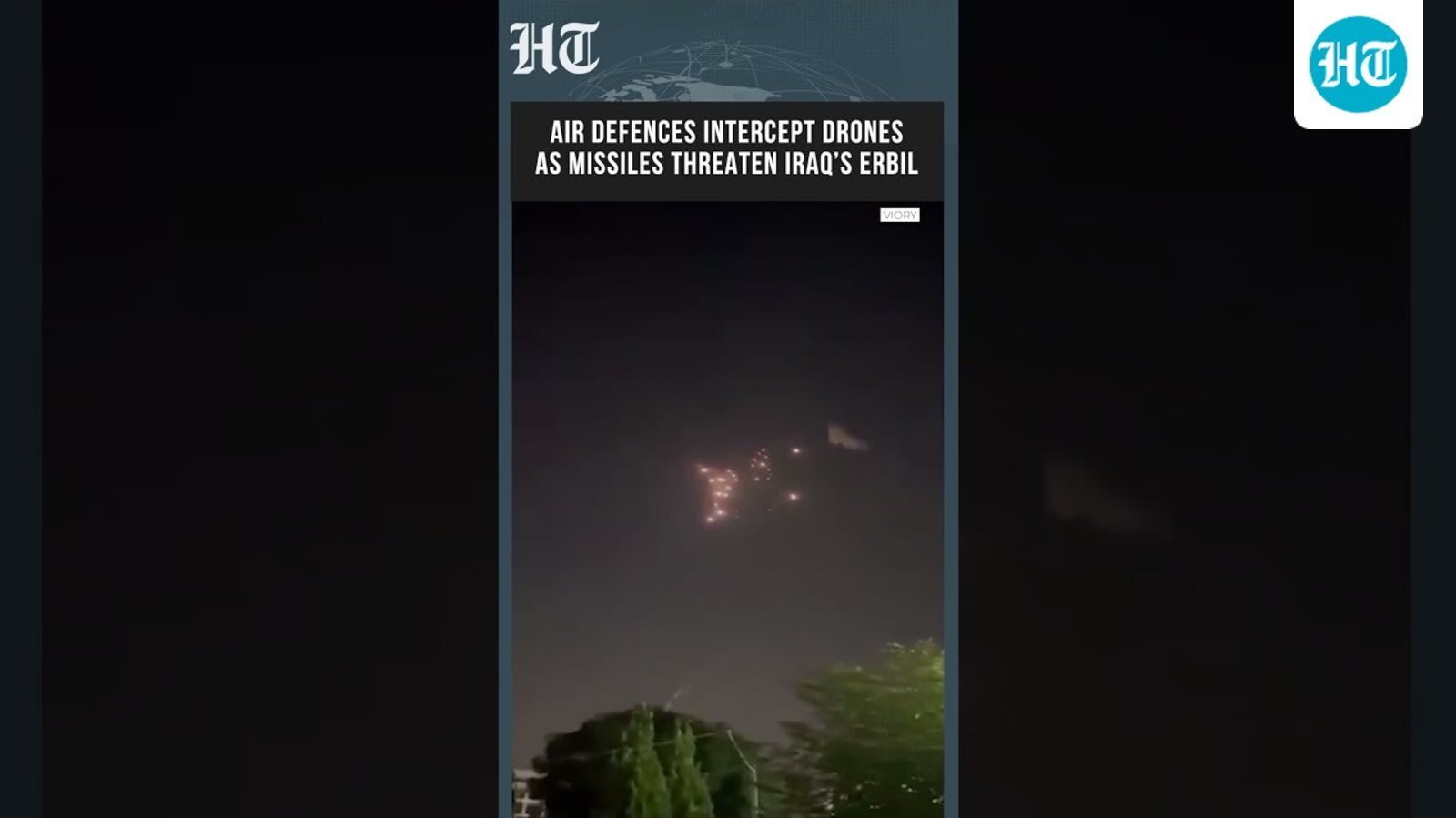 Drones Intercepted Over Iraq's Erbil, Air Defences Activated As Missile Threat Sparks Panic