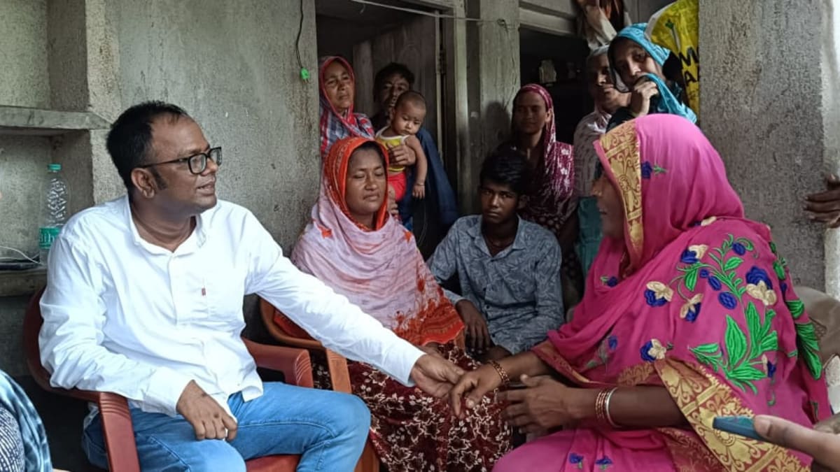 Trinamool MP Samirul Islam calls on family who was pushed into Bangladesh