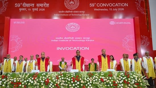 IIT Kanpur Convocation 2026: 3104 degrees offered to UG, PG students, Sagar K. V. receives gold medal