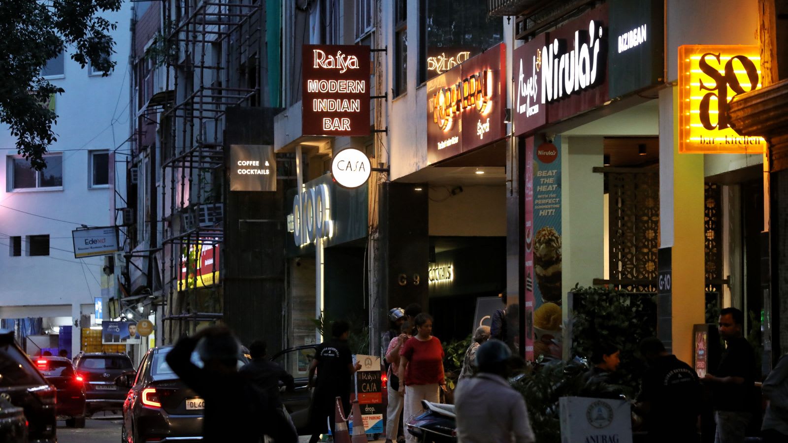 Restaurants on each floor, fading hardware stores: How Delhi’s Hauz Khas market changed in 2 years