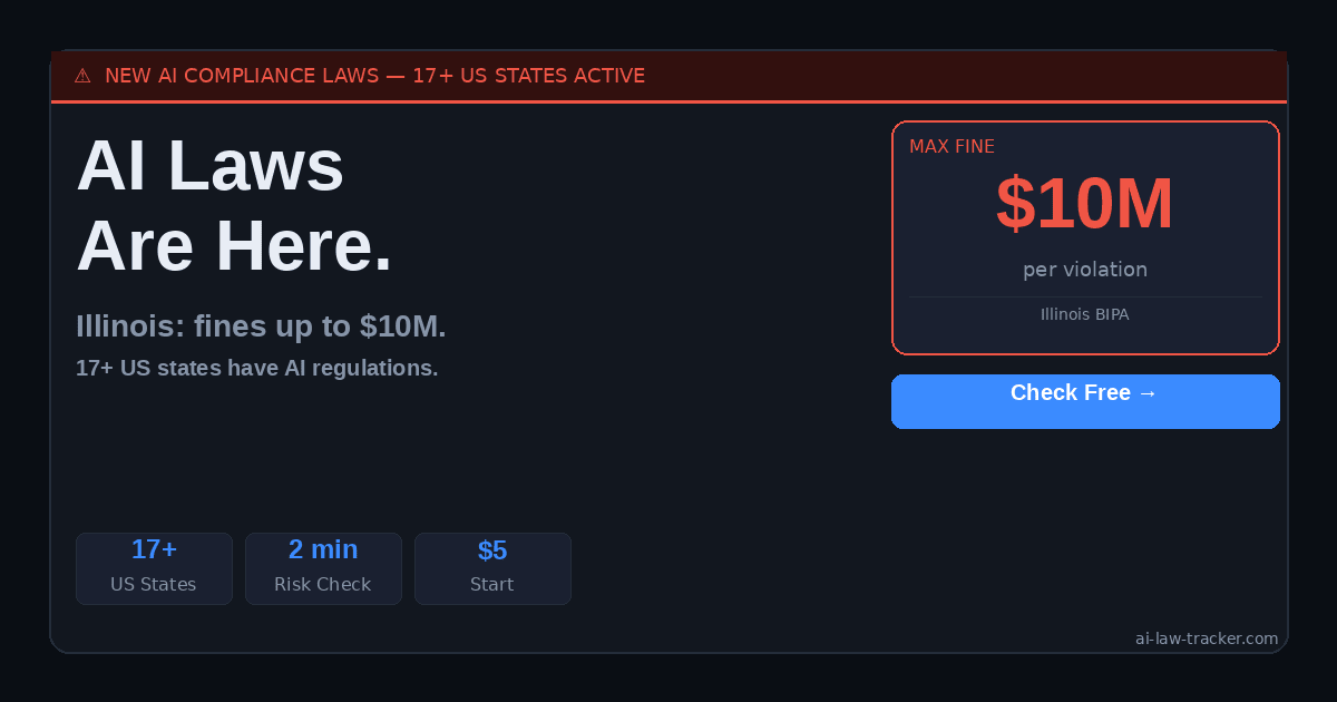 Show HN: AI Law Tracker – one audited API for US, EU and global AI law