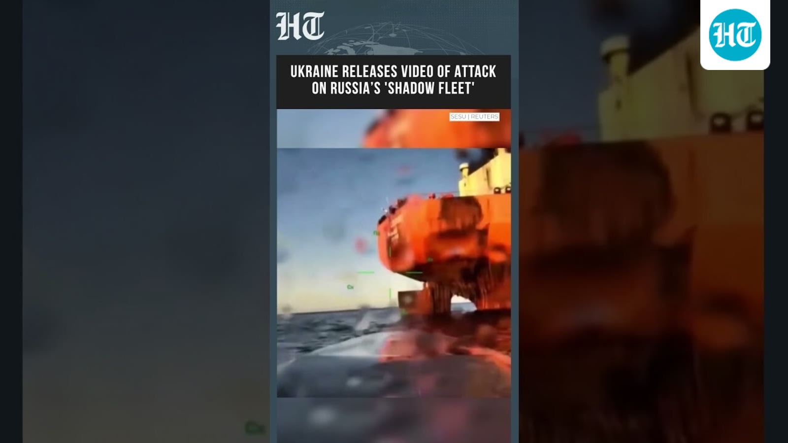 Ukraine Releases Video Claiming Attack on Russia’s Shadow Fleet | Russia-Ukraine War