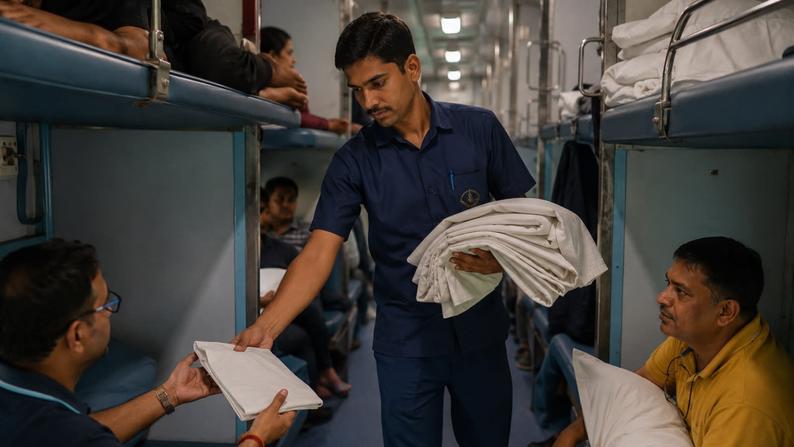 Who pays when train passengers steal blankets? An attendant explains