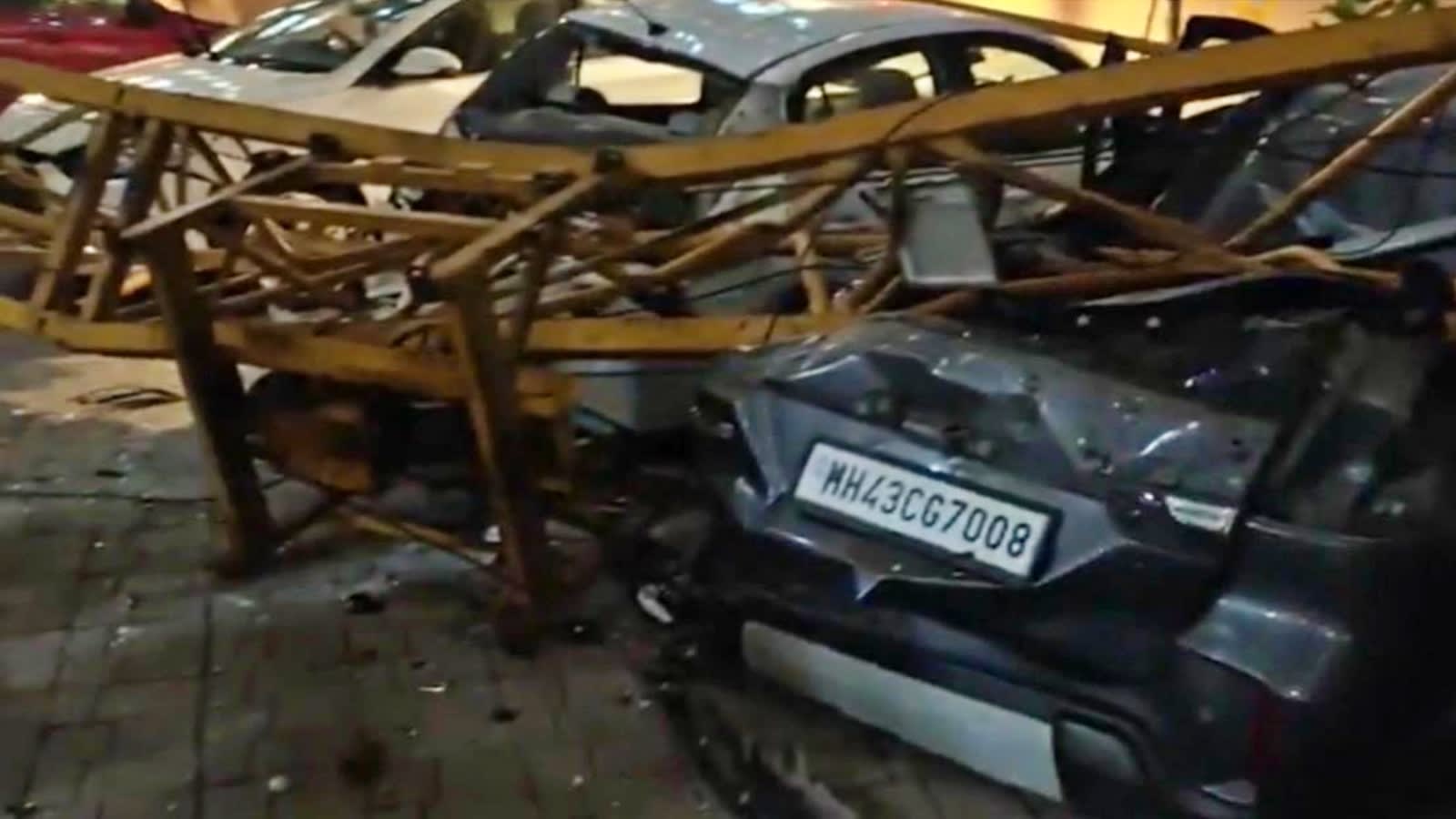 Mira Road crane was operational on 11th floor when it collapsed, killing one