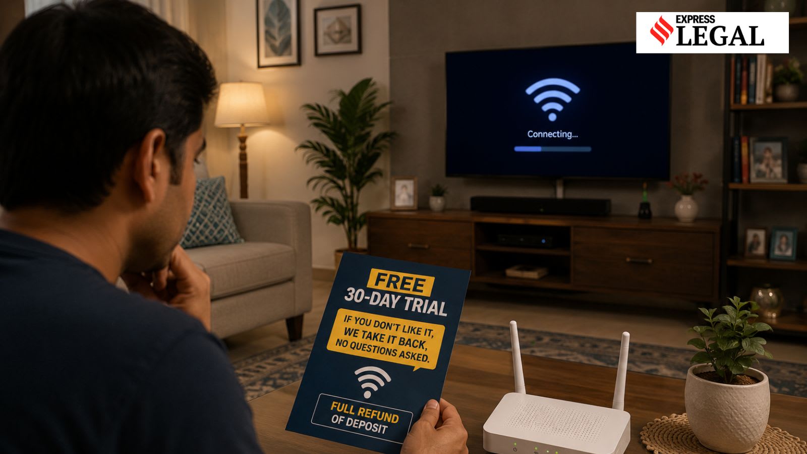 Man wins Rs 14,000 after internet provider denies full refund under ‘30-day trial’ offer