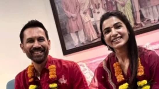 Samantha Ruth Prabhu's intimate baby shower photos melt hearts as she and Raj Nidimoru prepare for parenthood. See pics