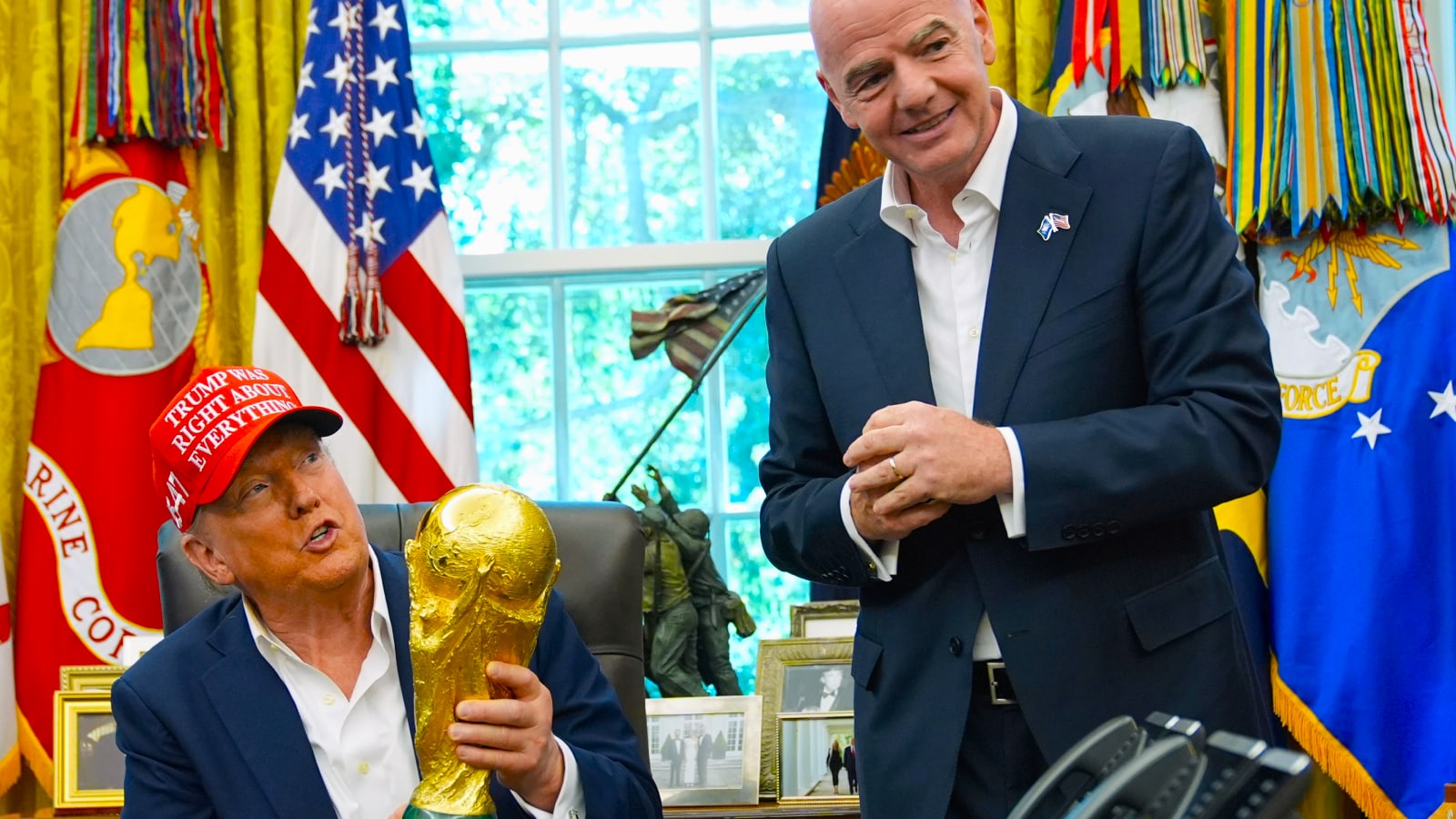 Infantino set for fourth FIFA term despite Balogun controversy & IOC complaint over Trump ties: Reports