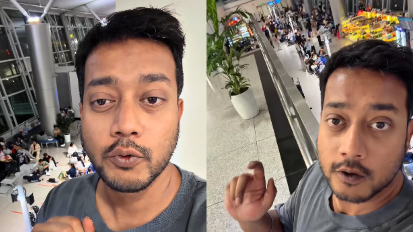Indian man shows Koreans, Japanese sitting on airport floor: ‘If they’re Indian, there’d be controversy”