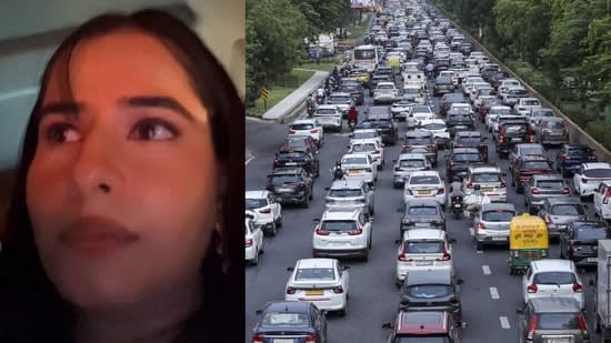 ‘Leave office at 6 pm or 9:30 pm, it makes no difference’: Woman’s rant about Noida traffic goes viral