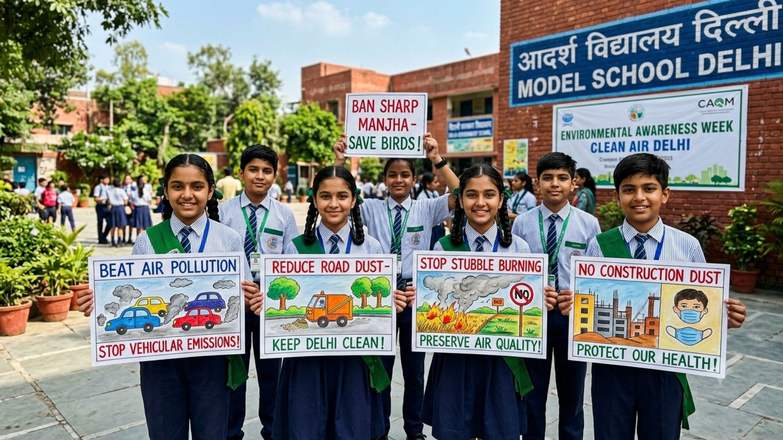 Delhi schools to hold year-long air pollution awareness activities