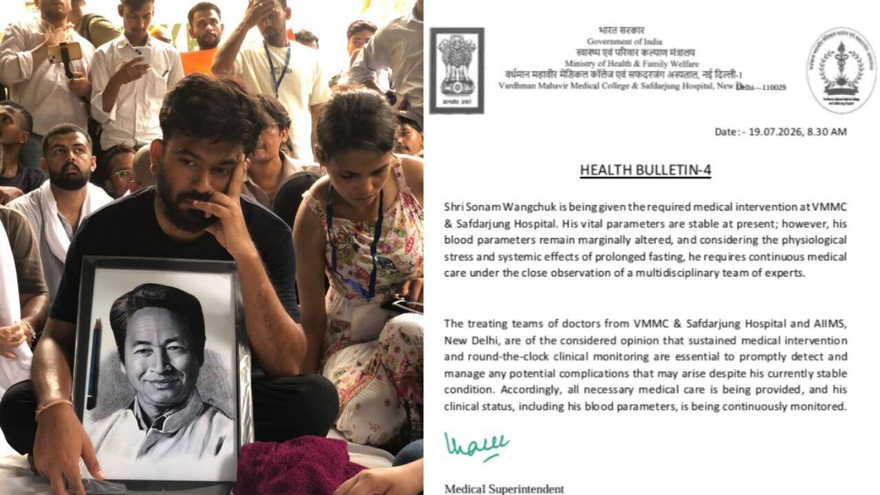 'Illegal detention': Wangchuk's wife moves Delhi HC, seeks transfer to private hospital