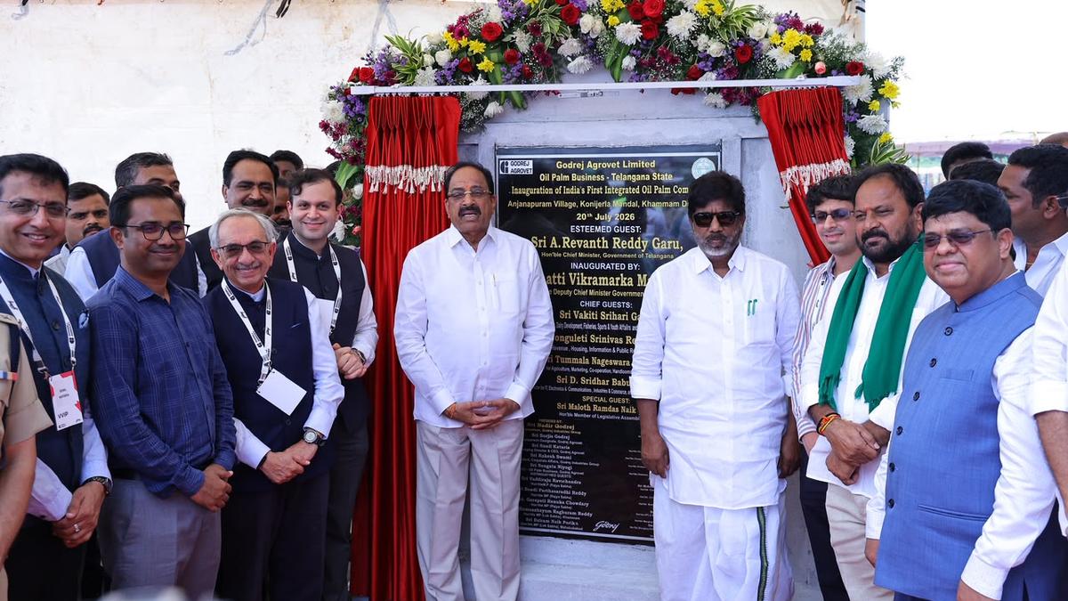 Godrej Agrovet’s integrated oil palm complex in Khammam opened