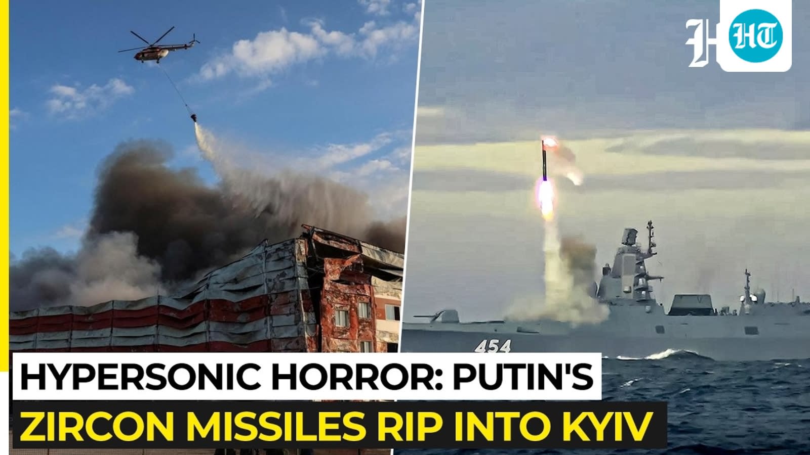 Russia unleashes its biggest missile storm yet on Kyiv as mighty zircons join the attack |War, Putin