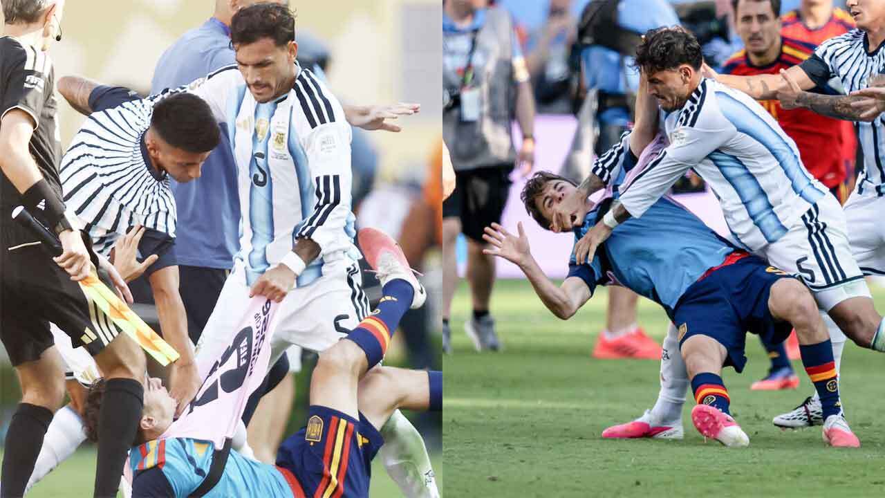 Argentina players could face FIFA bans after World Cup 2026 final chaos against Spain