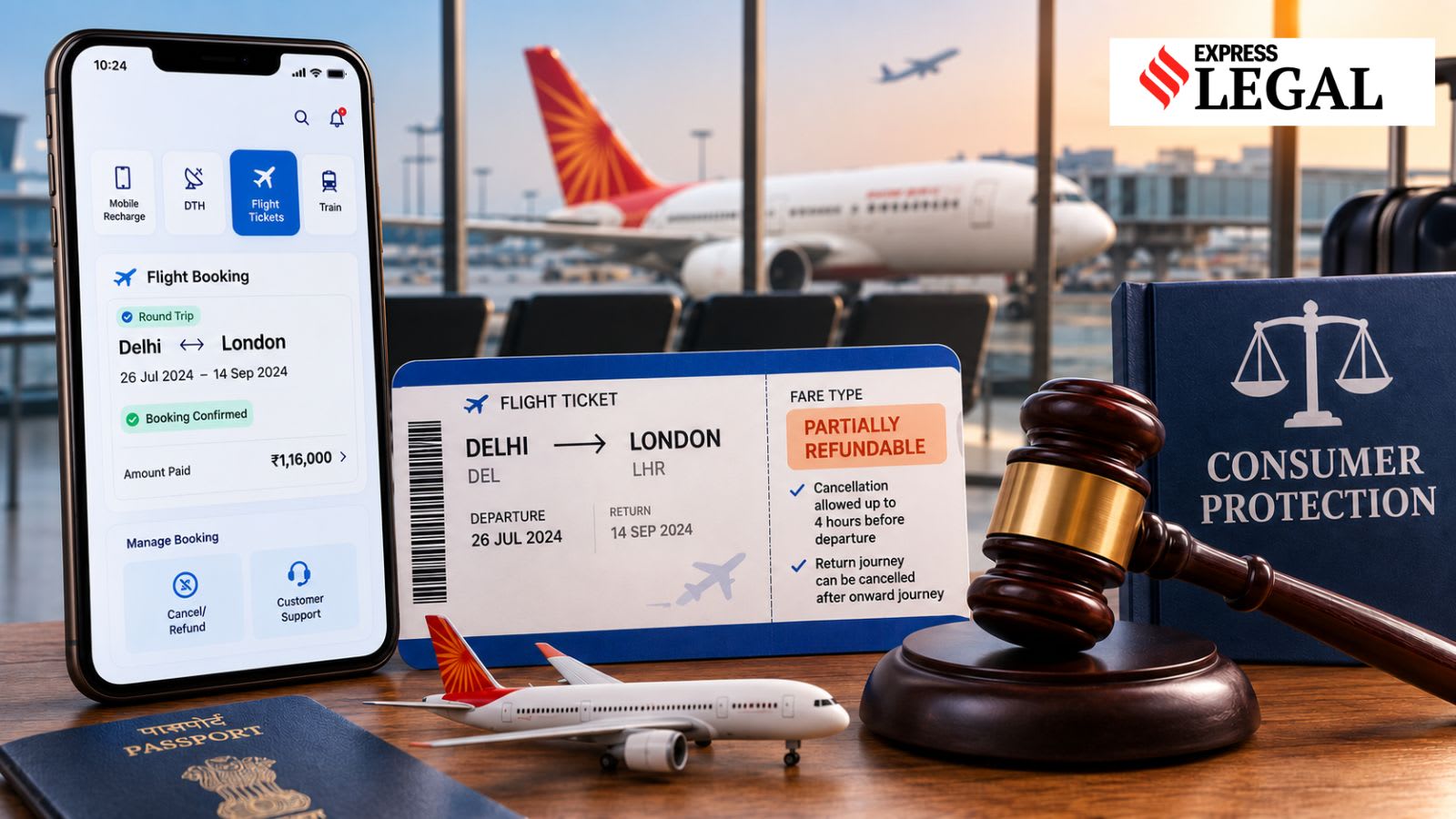 Booking app, airline to pay Rs 70,000 after passenger ‘denied’ return ticket money