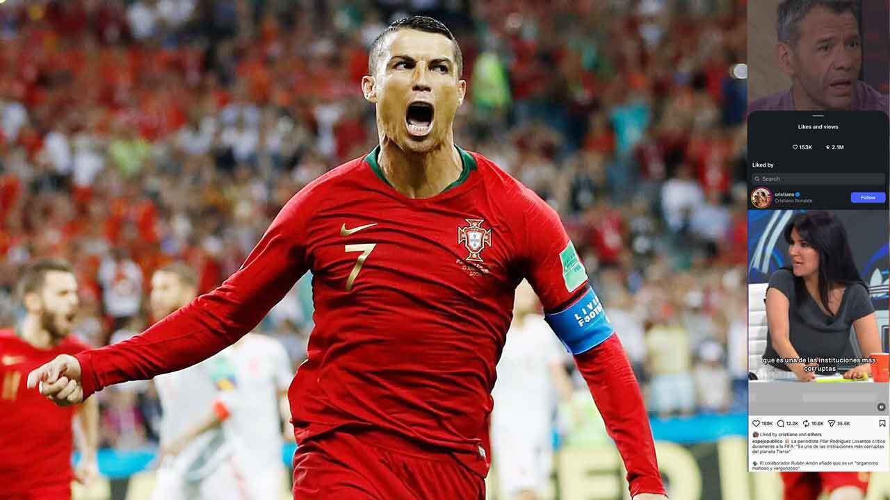 Controversy! Ronaldo likes Insta post claiming FIFA helped Argentina reach final