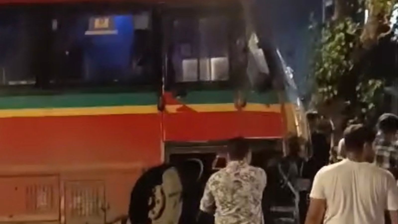 Rampage on Mumbai roads as BEST bus crashes into divider in Broivali, second in 24 hours