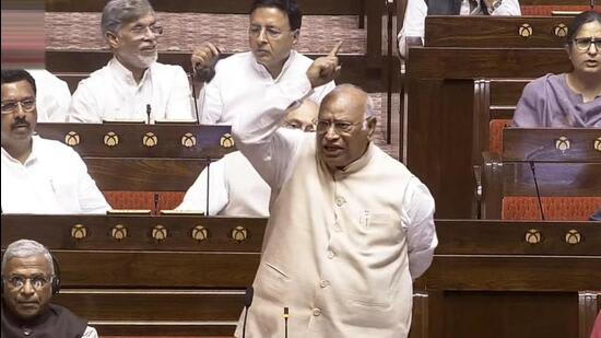 Why were students seeking justice met with lathis, tear gas: Mallikarjun Kharge