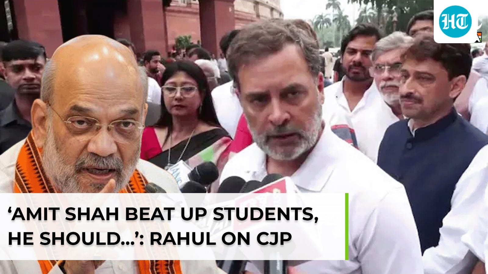 'Amit Shah beat up students, he should…': Rahul Gandhi on CJP march, police crackdown