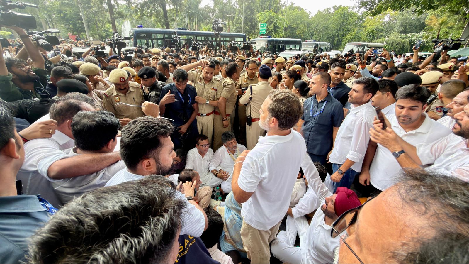 How Rahul Gandhi pulled off his secret protest at PM’s residence