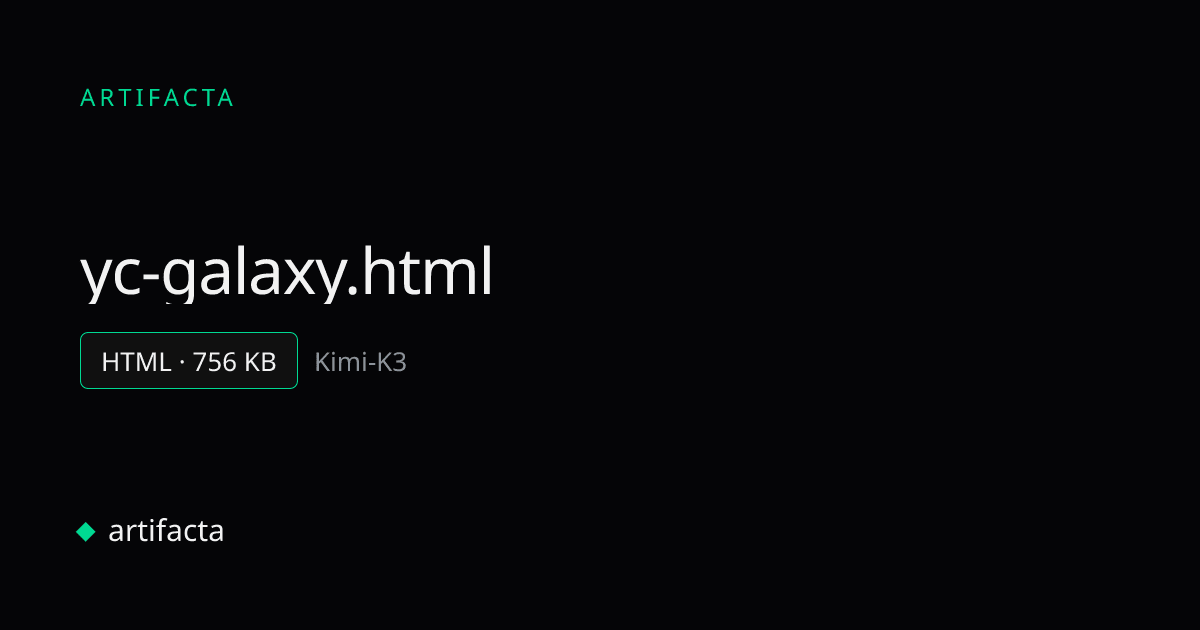 Show HN: Explore 6048 YC companies as an interactive galaxy