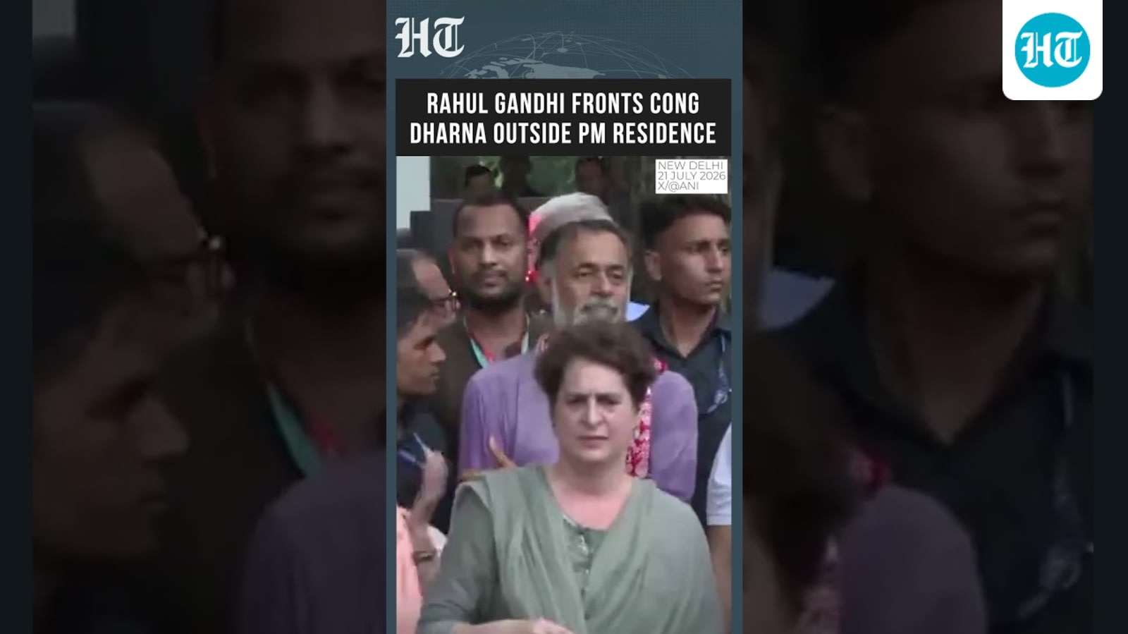 Leader of Opposition Rahul Gandhi Leads Congress Protest Against Modi Govt