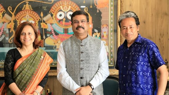 Dharmendra Pradhan's old post with Sonam Wangchuk, his wife goes viral: 'Appreciate their passion'