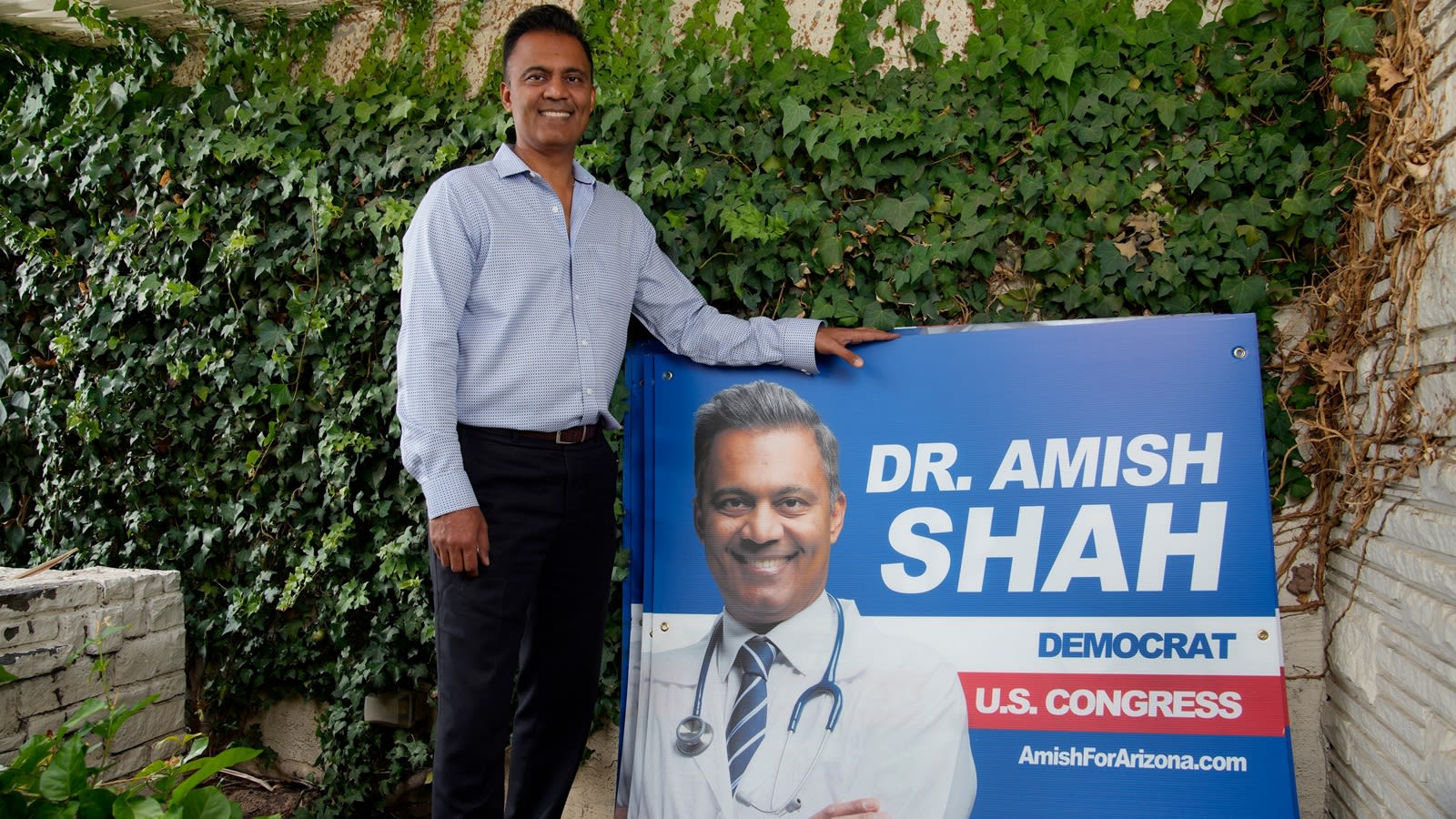 Indian-American doctor Amish Shah wins Arizona Democratic primary, to face Trump-backed rival