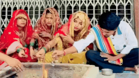 'Didn't want to live apart': 3 sisters marry their social media cameraman in UP's Amroha
