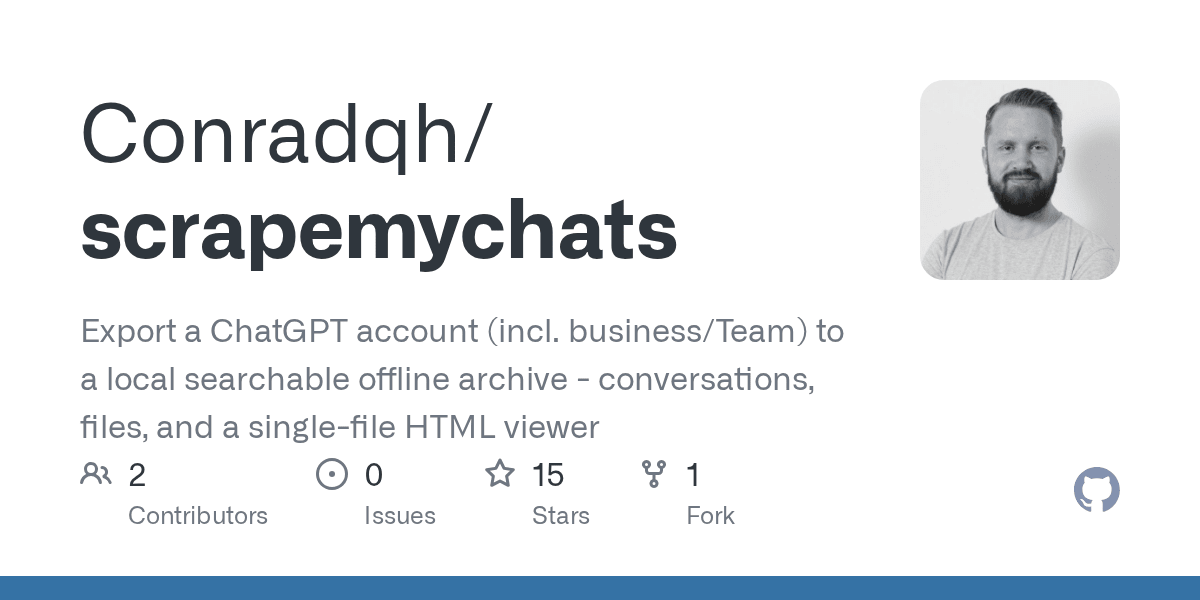 Free way to get your data out of ChatGPT Business accounts