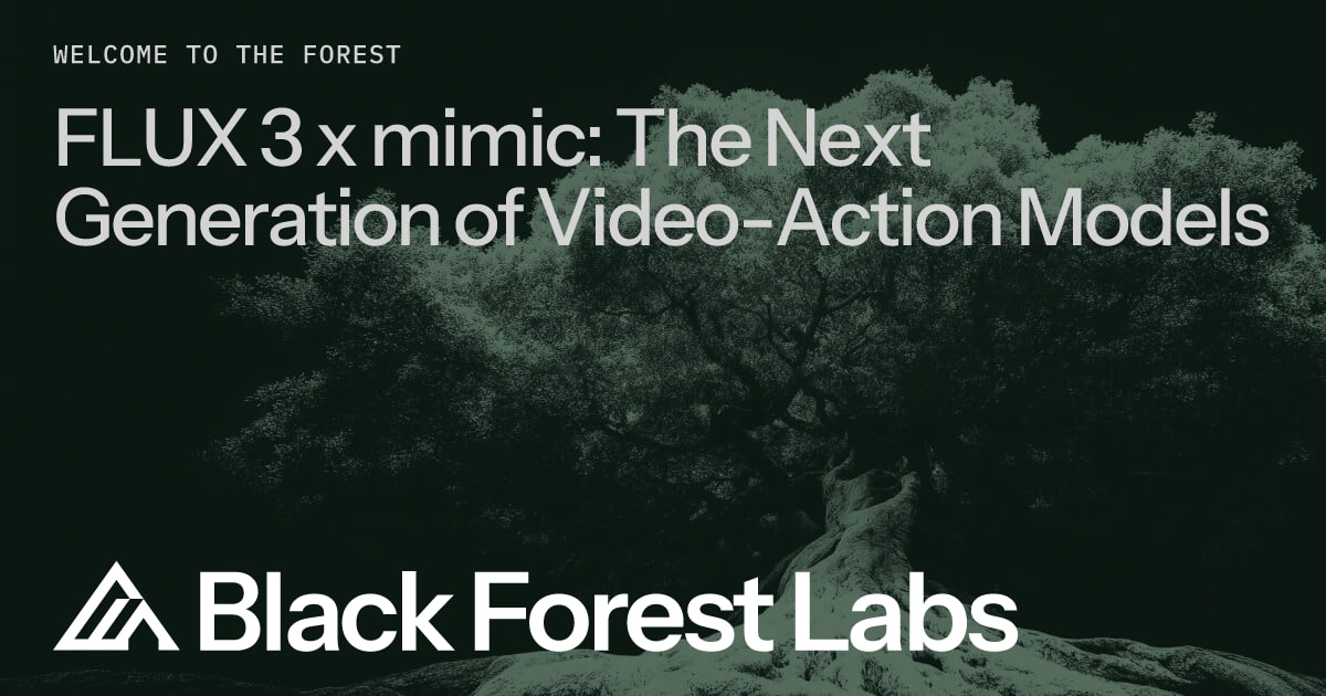 Flux 3 X Mimic: The Next Generation of Video-Action Models