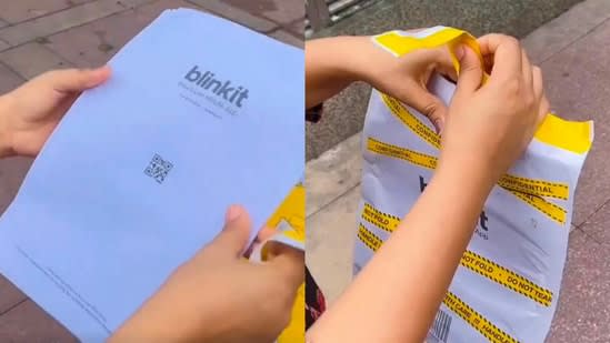 ‘The new age protest’: Woman orders posters via Blinkit at CJP protest site