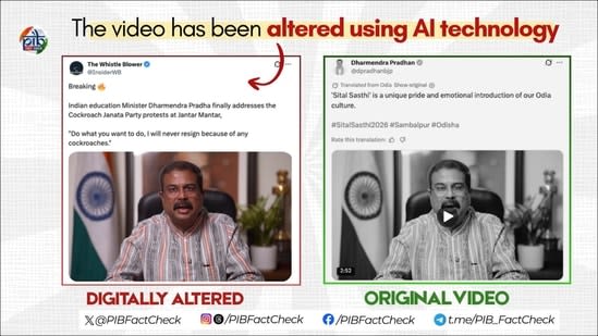 Govt fact-checks Pradhan's altered clip: 'Circulated by Pak propaganda accounts'