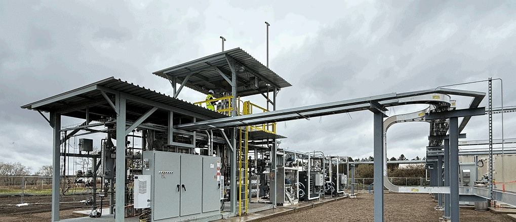 Producing ammonia and fertiliser using wind power in Morris, Minnesota