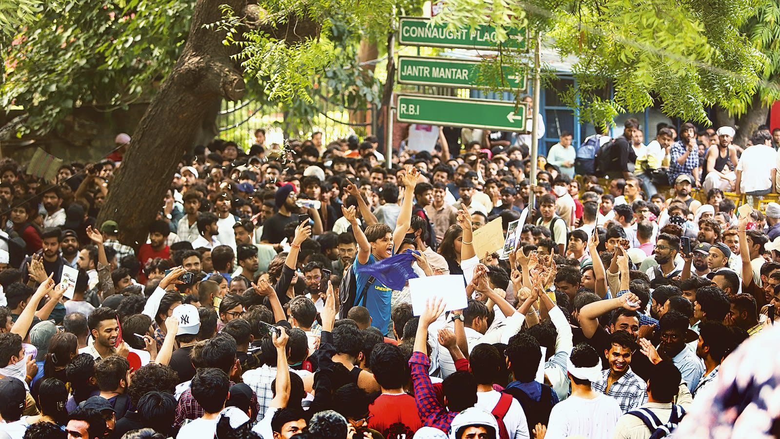 Jantar Mantar was crowded, yet I breathed freely