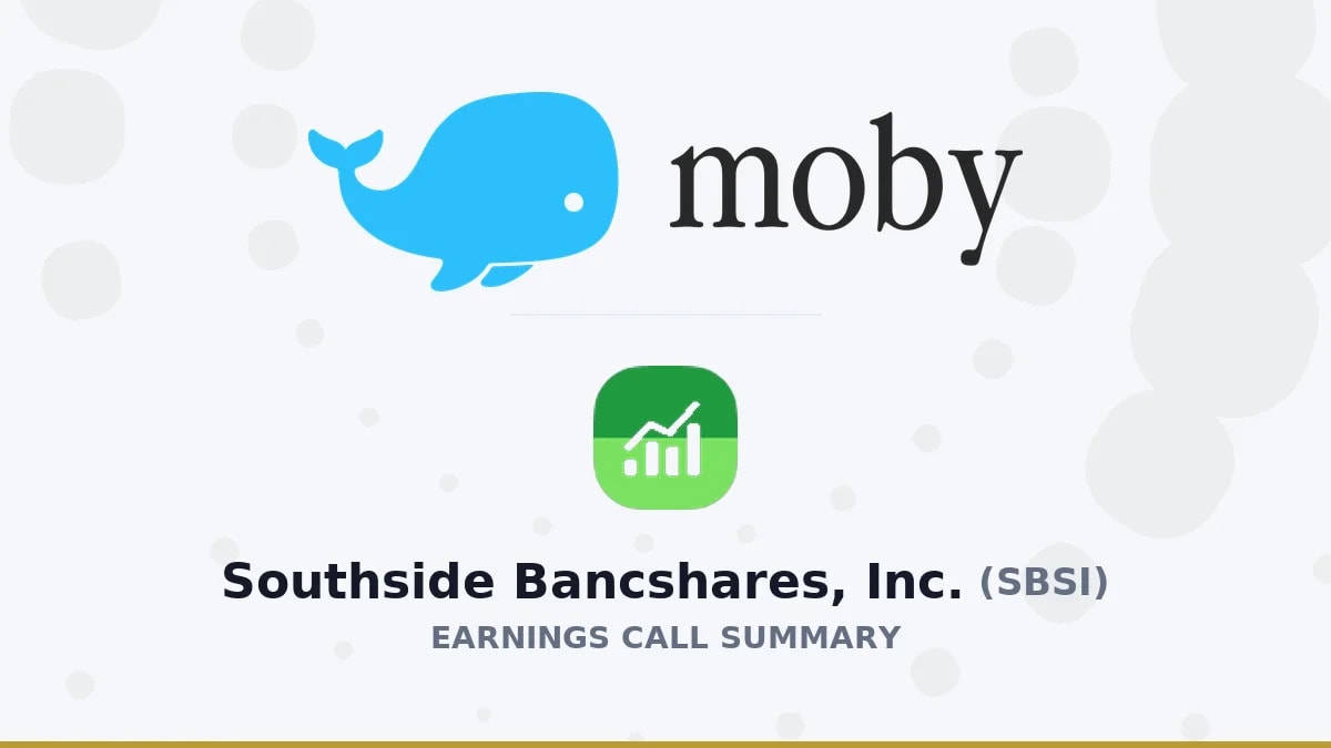 Southside Bancshares, Inc. Q2 2026 Earnings Call Summary