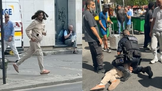 Three women wounded in Paris knife attack; off-duty policeman catches suspect