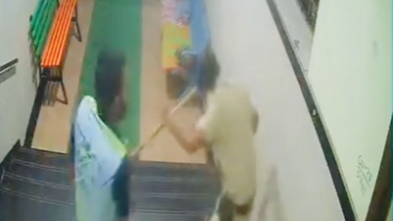 Drunk man assaults Mumbai policeman, CCTV footage goes viral