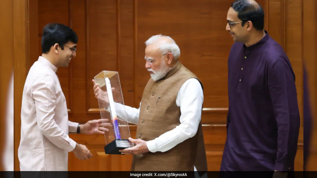 PM Modi Meets Skyroot Founders, Discusses India's Future Space Plans