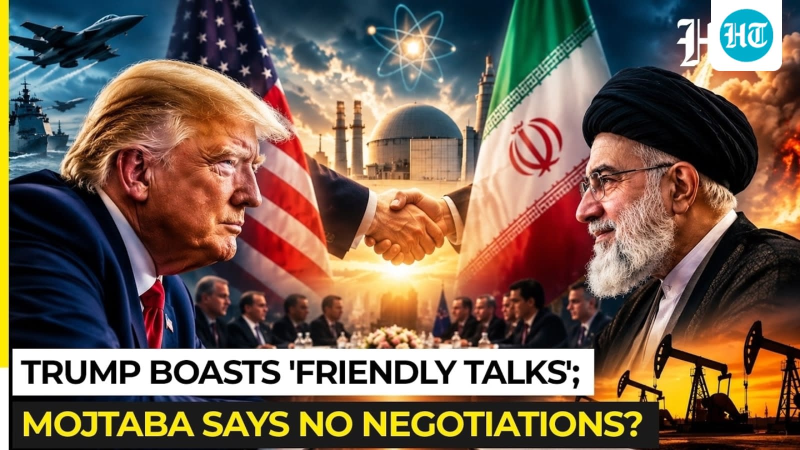 On TV, Trump lies as he brags about 'very friendly negotiations' with Iran but Tehran says no talks?