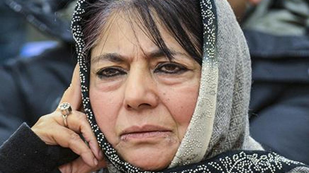 Mehbooba Mufti calls for J&K-wide protest on August 5; says ‘meaningful engagement only way forward’
