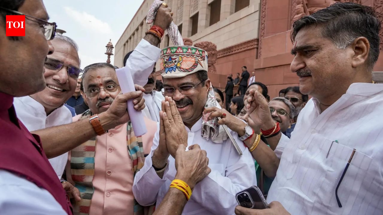 'Garlanded as if he won a war': Oppn attacks BJP over Pradhan's felicitation