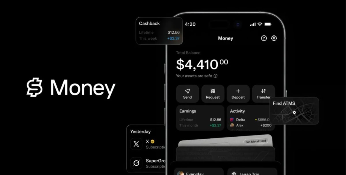 Elon Musk’s X Money app is rolling out in the U.S.