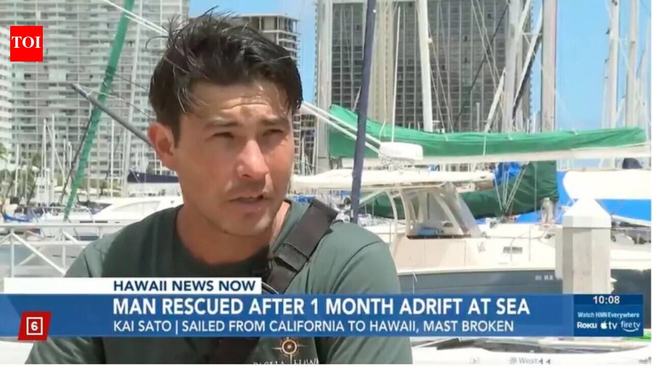 Mast broke, phone died, water ran out. Ship found him after 30 days