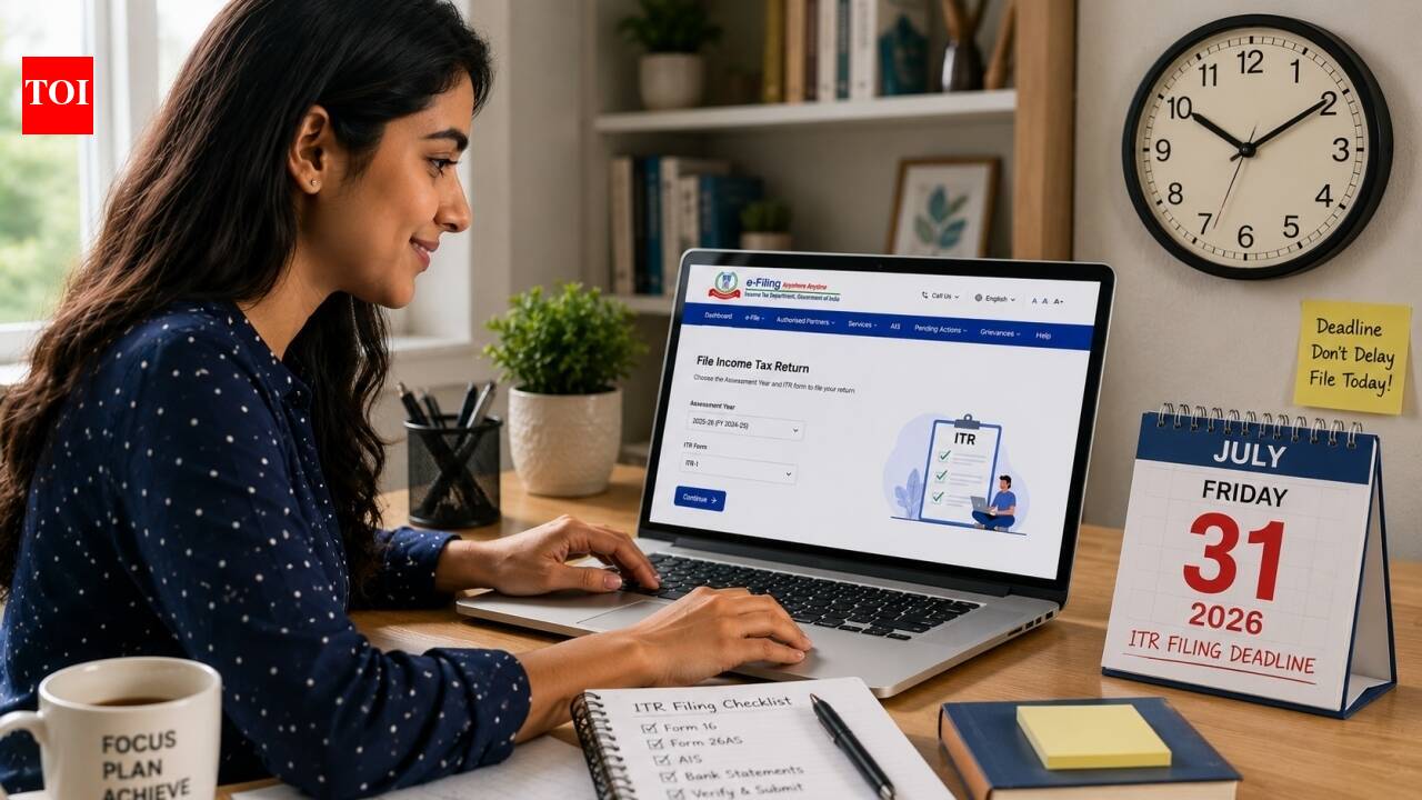 ITR filing deadline nears: How to file income tax return online - quick 15-step guide