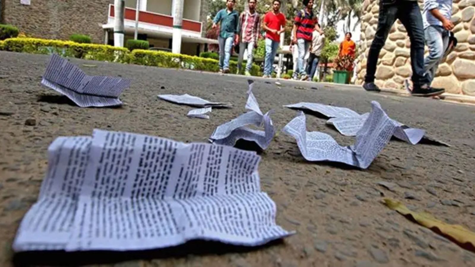 Paper’ ‘leak’ at Gujarat Ayurved University: Students’ wings of 3 political parties stage protests