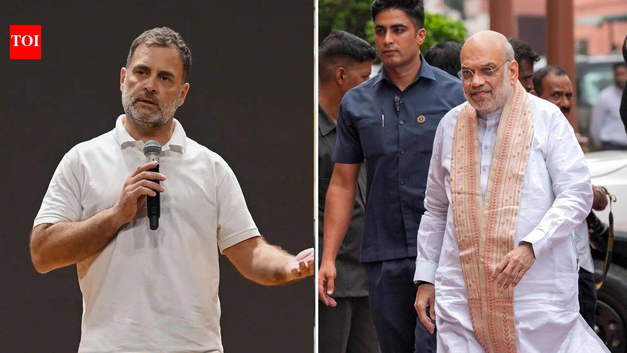 'Why is Amit Shah scared?' Rahul on 'brutal' violence against student protesters
