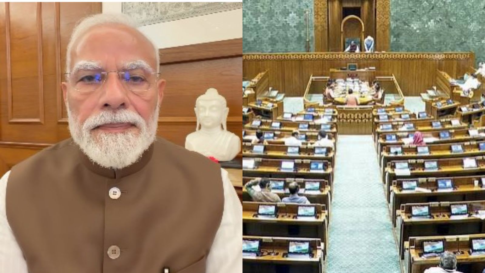 PM Modi says won’t spare any paper mafia after Parliament clears tougher anti-paper leak Bill
