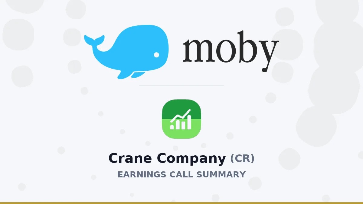 Crane Company Q2 2026 Earnings Call Summary